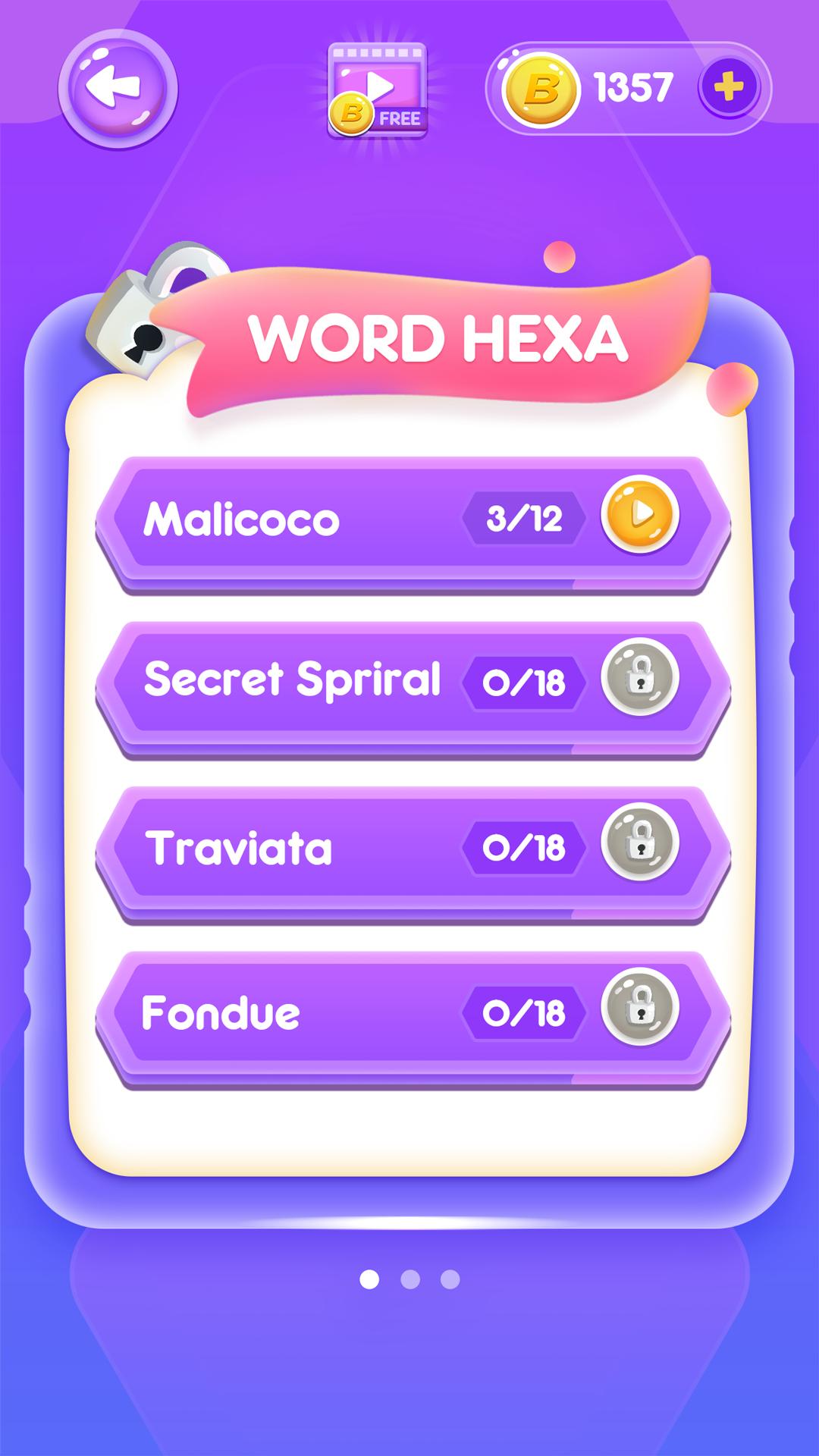 Word Hexa Cross - Best Words P