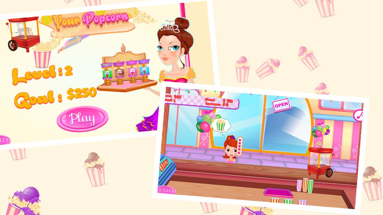 popcorn maker - game for girls