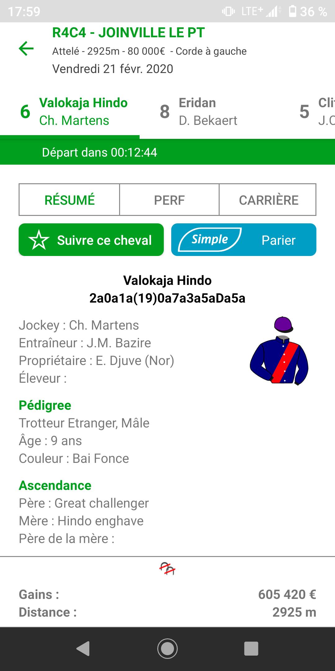 PMU Point de vente - Turf