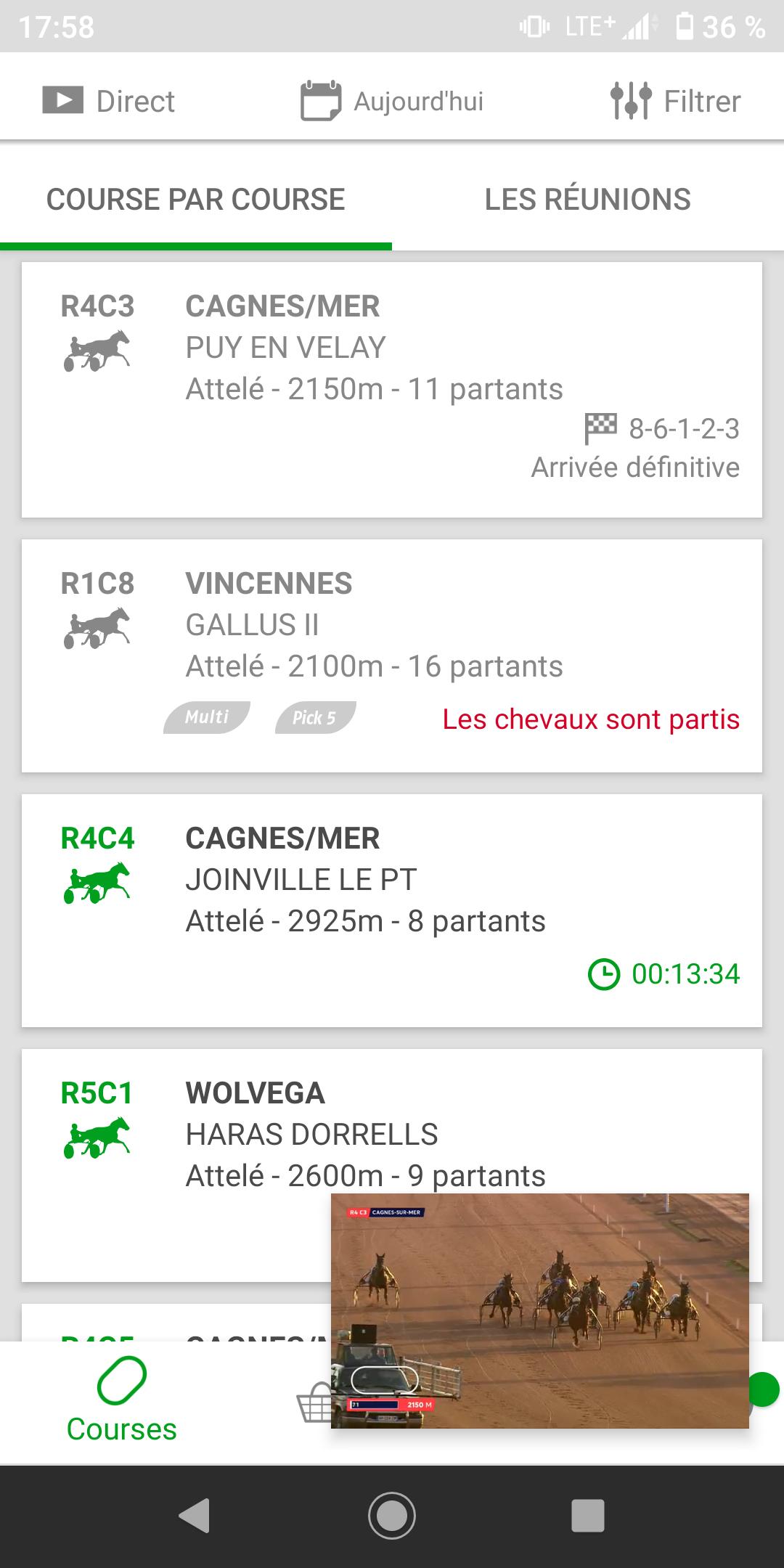 PMU Point de vente - Turf