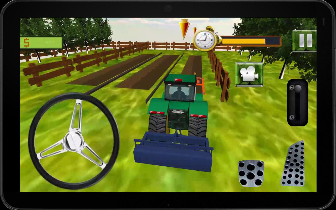 Real Corn Farming Tractor SIM