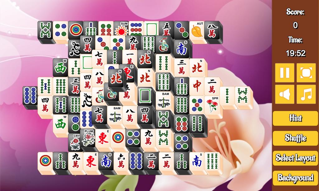 Black and White Mahjong