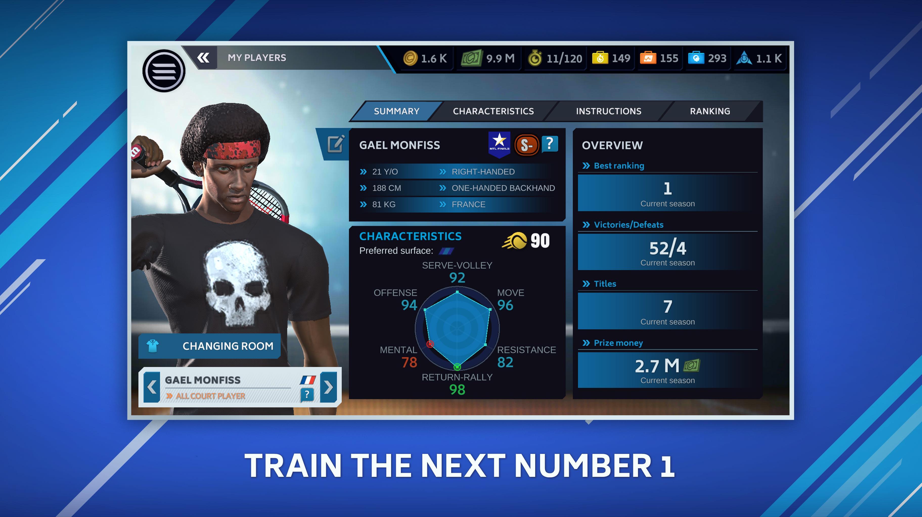 Tennis Manager Mobile