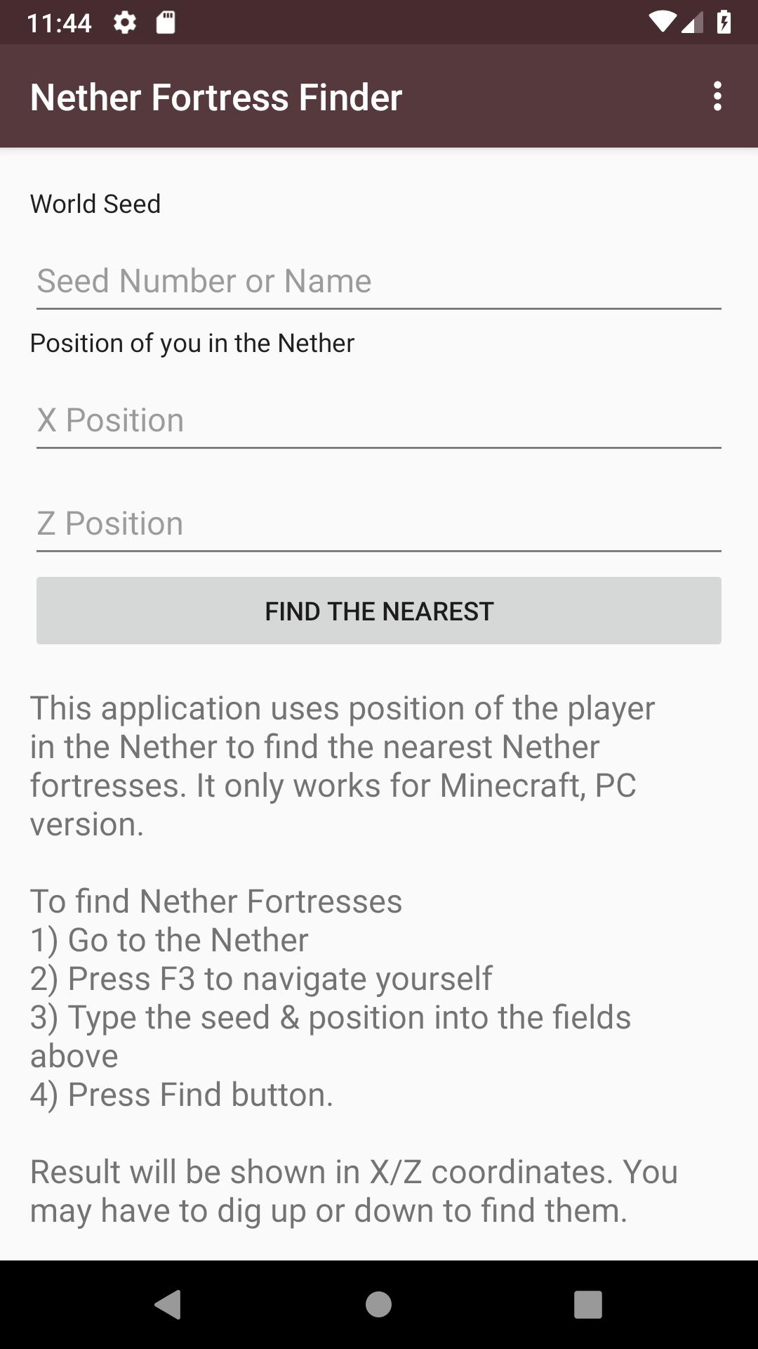Fortress Finder