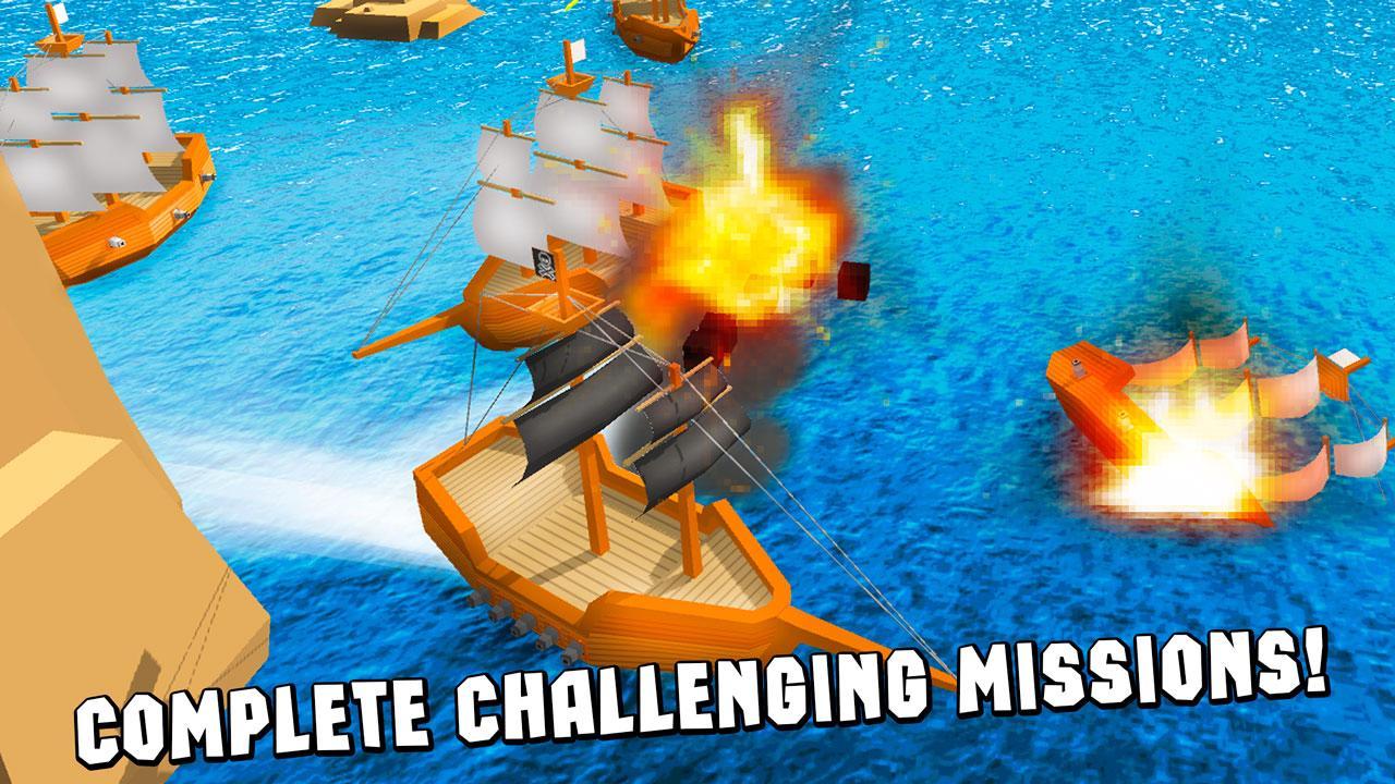 Cube Seas: Pirate Fight 3D
