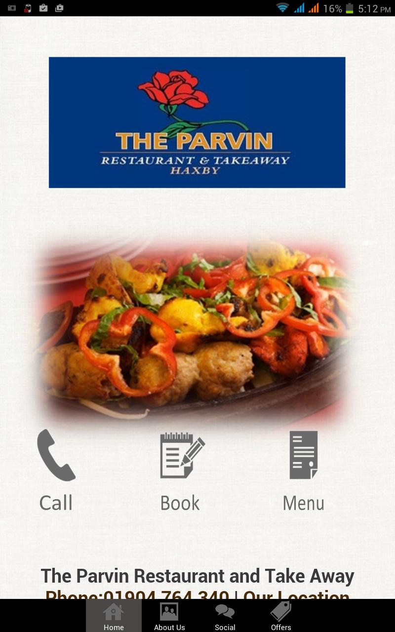 The Parvin Restaurant Takeaway