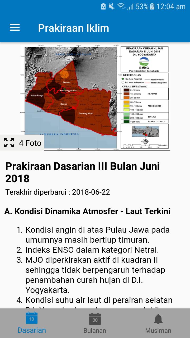 Info Iklim Jogja