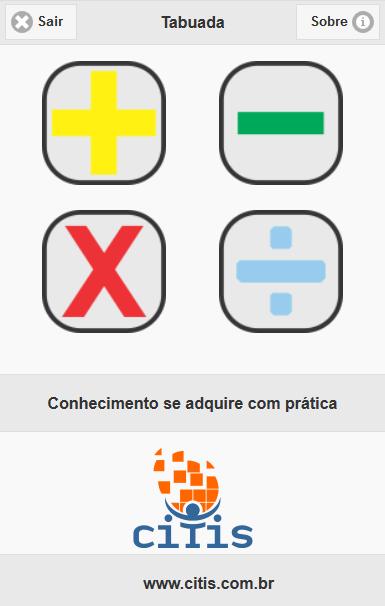 Tabuada CITISApp