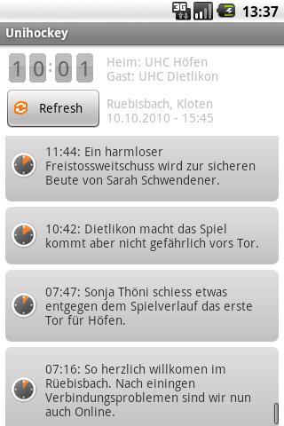 Unihockey.ch Mobile