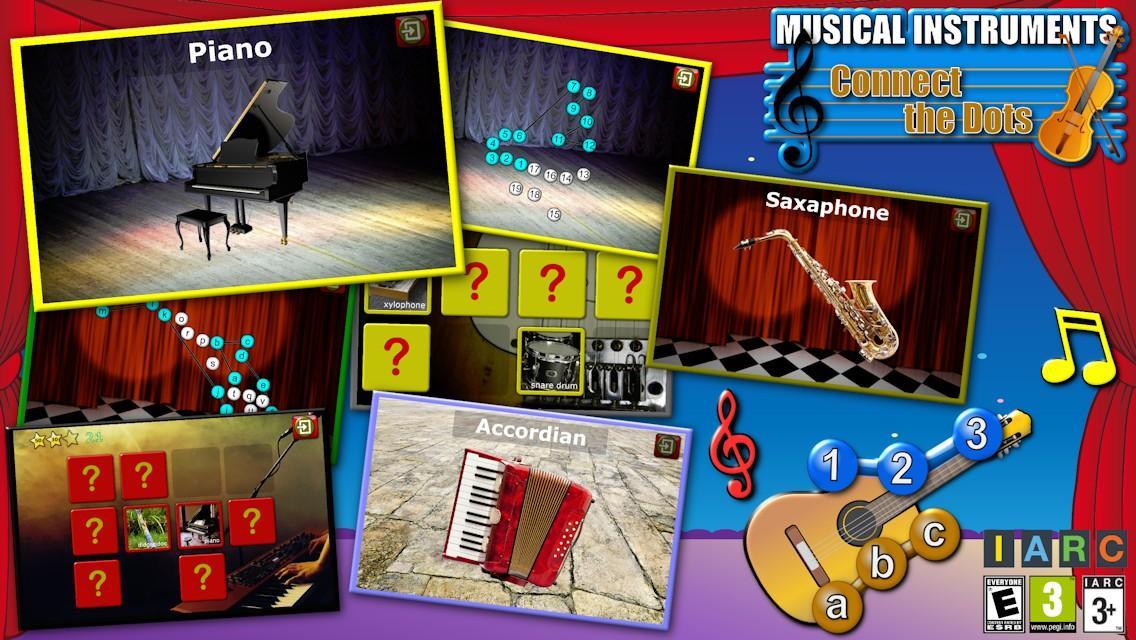 Musical Connect Dots Puzzles