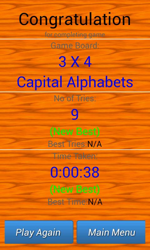 Memory Game (Concentration)