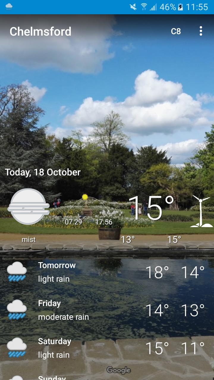 Chelmsford, Essex - Weather
