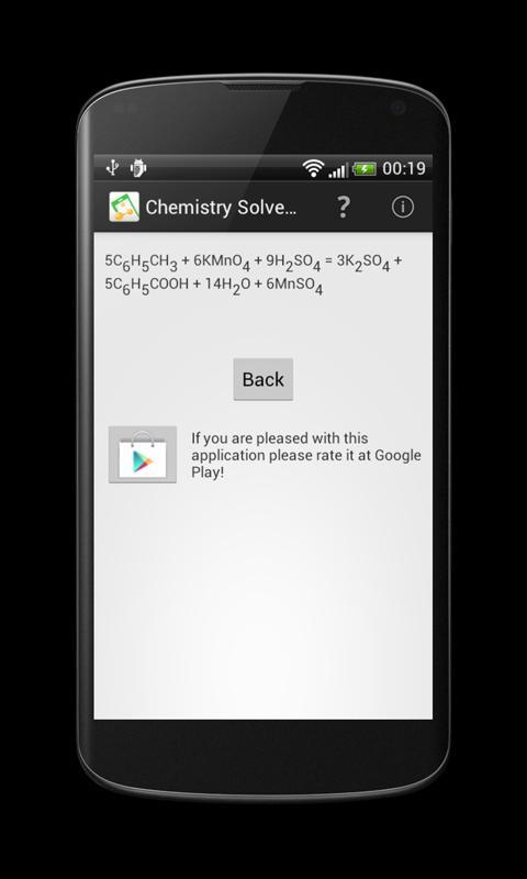 Chemistry Solver for Reactions