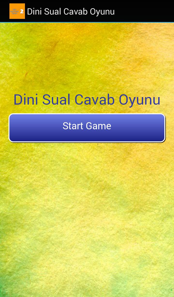 Dini Sual Cavab oyunu 2