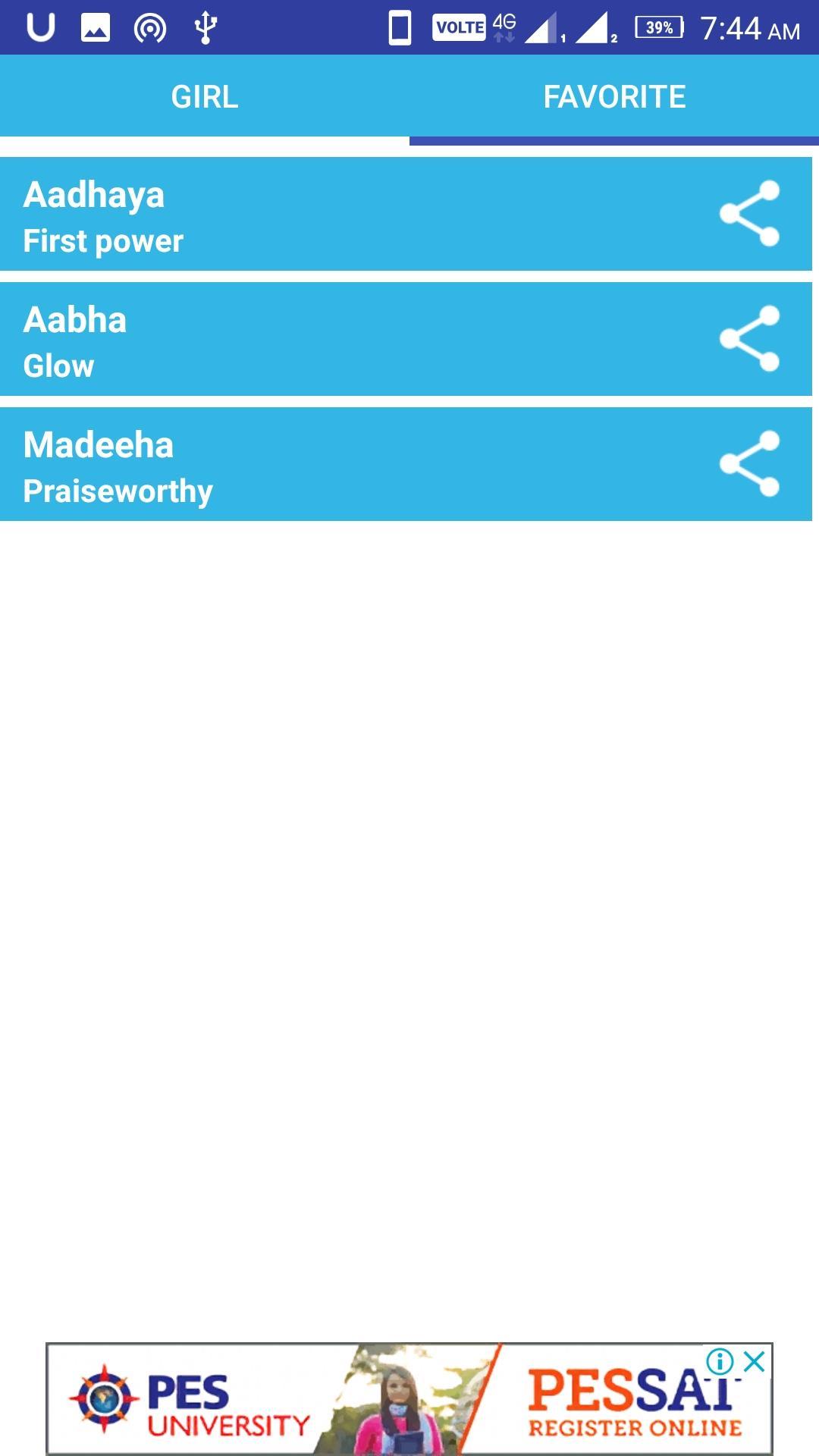 Baby Girl Names (Indian)