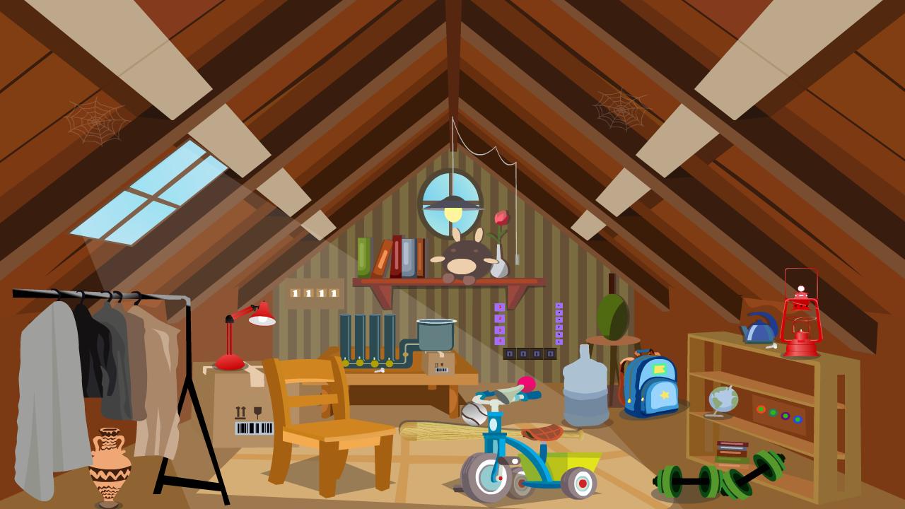 Small Girl Slide Escape