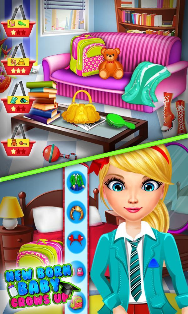 Newborn Baby Sister Grows Up