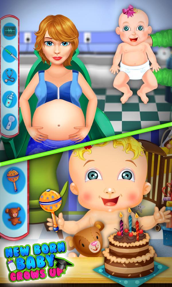 Newborn Baby Sister Grows Up