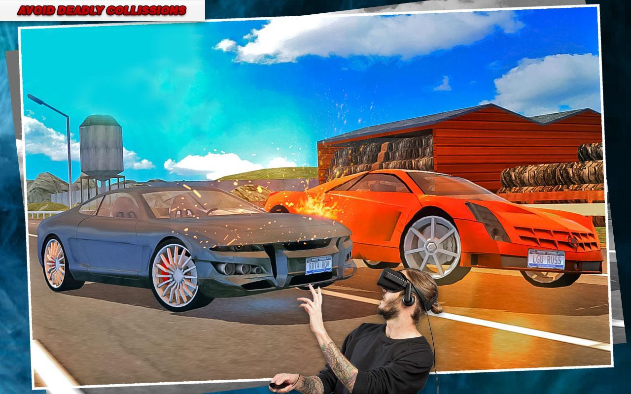 VR Crazy Car City Racing