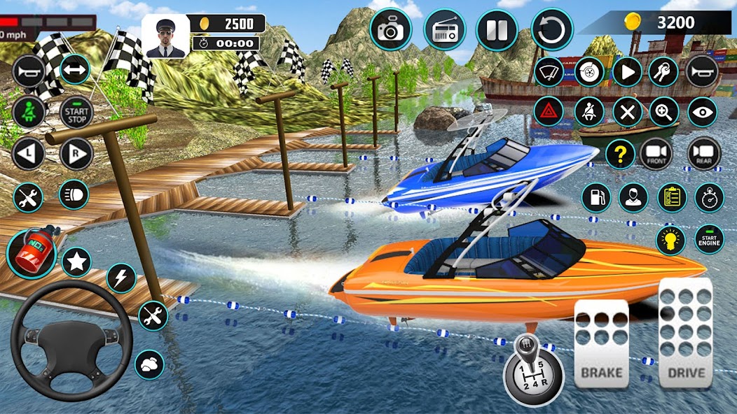 Crazy Boat Racing: Boat games