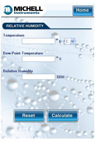 Humidity Calculator
