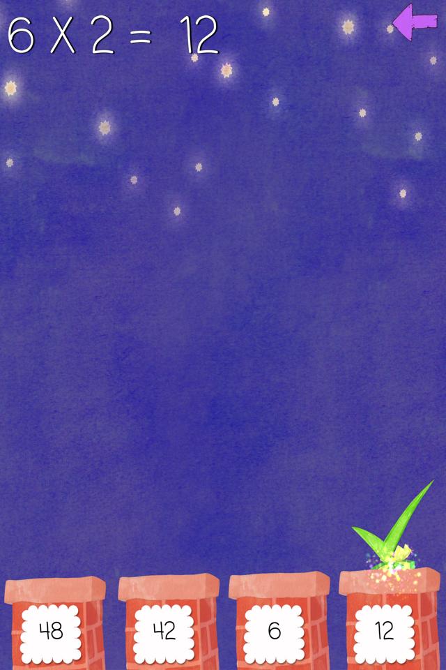 Times Tables for Kids Santa