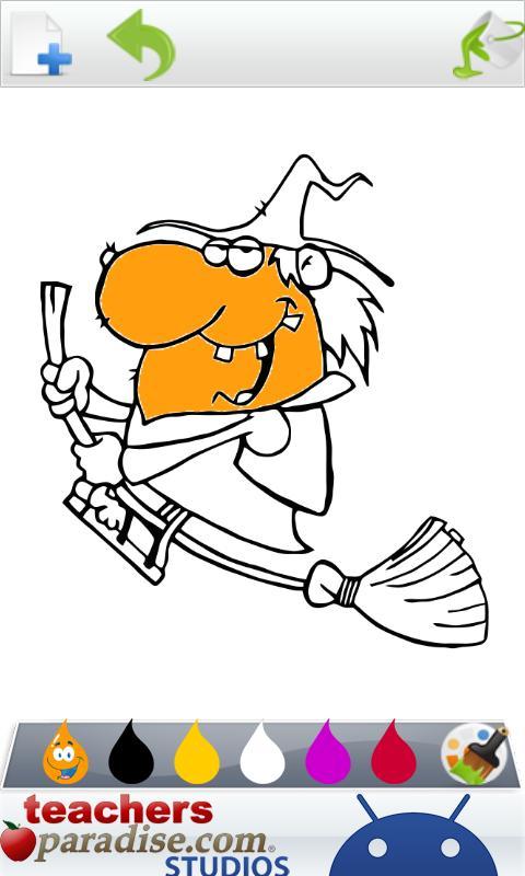 Happy Halloween Coloring Book