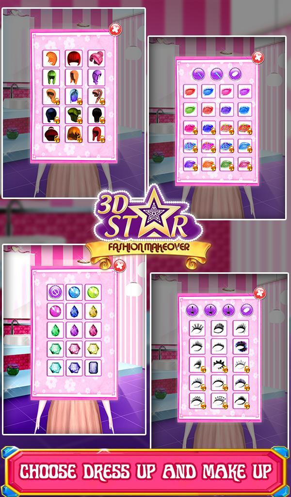 3D Star Fashion Makeover