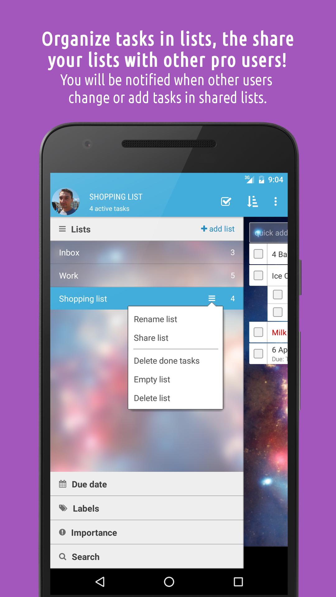 GTX Tasker: tasks & to-do list