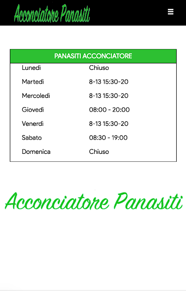 Panasiti Acconciatore