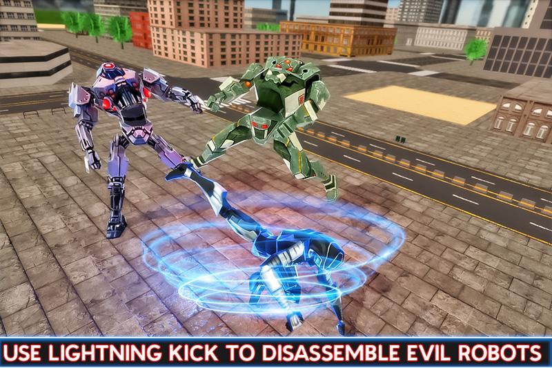 Real Police Robot Hero Crime War