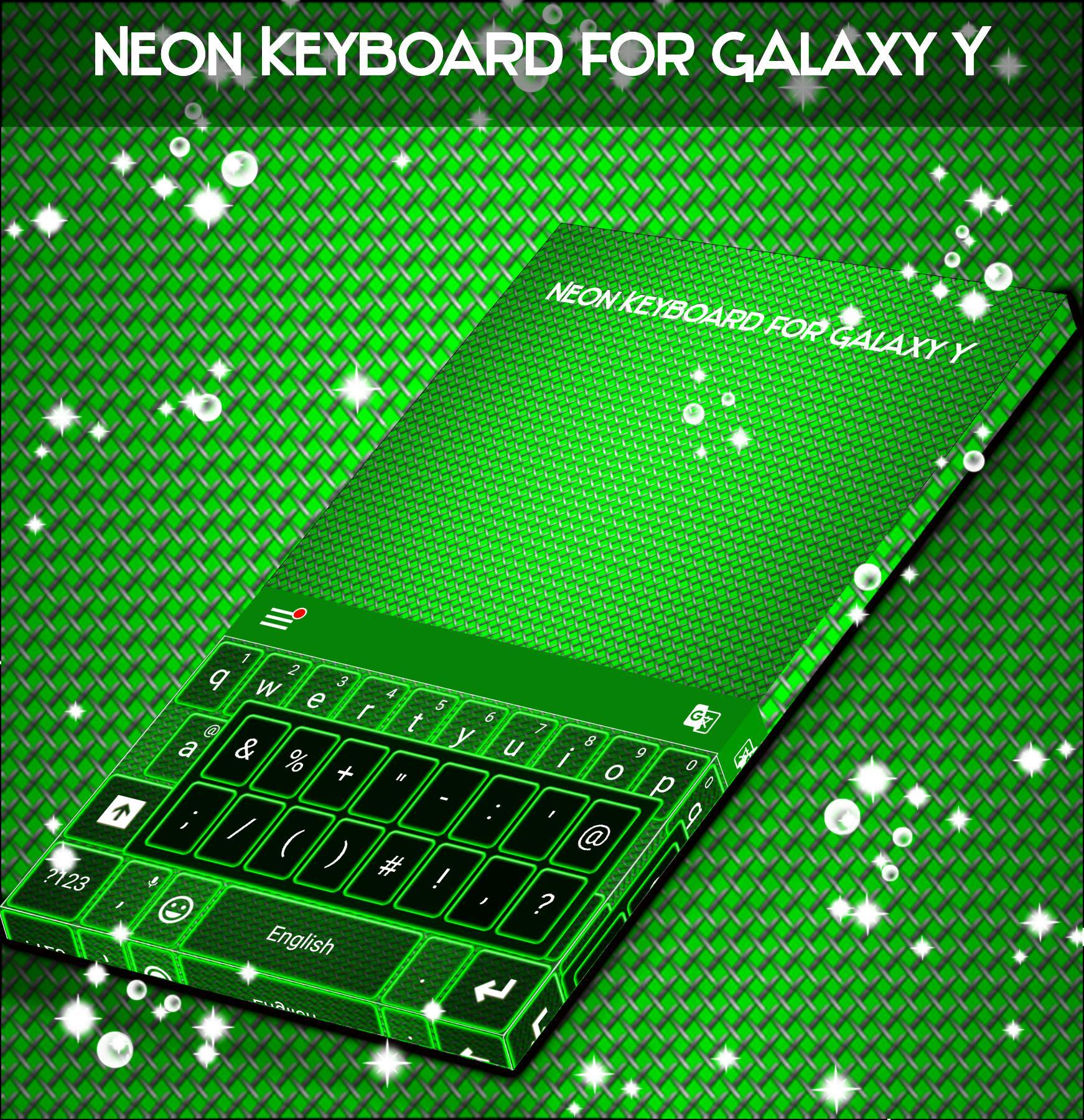 Neon Keyboard for Galaxy Y