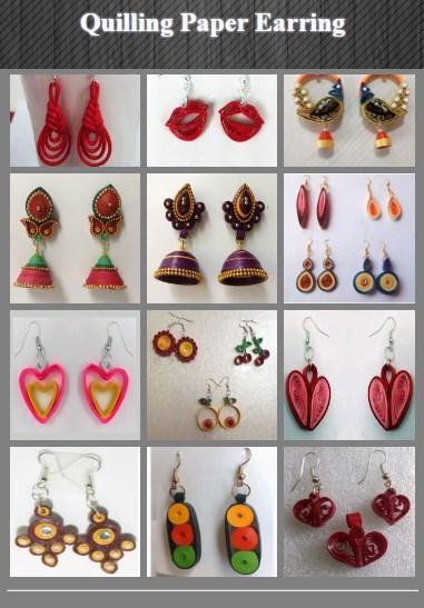 Quilling Paper Earring