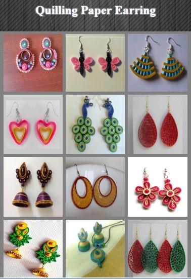 Quilling Paper Earring