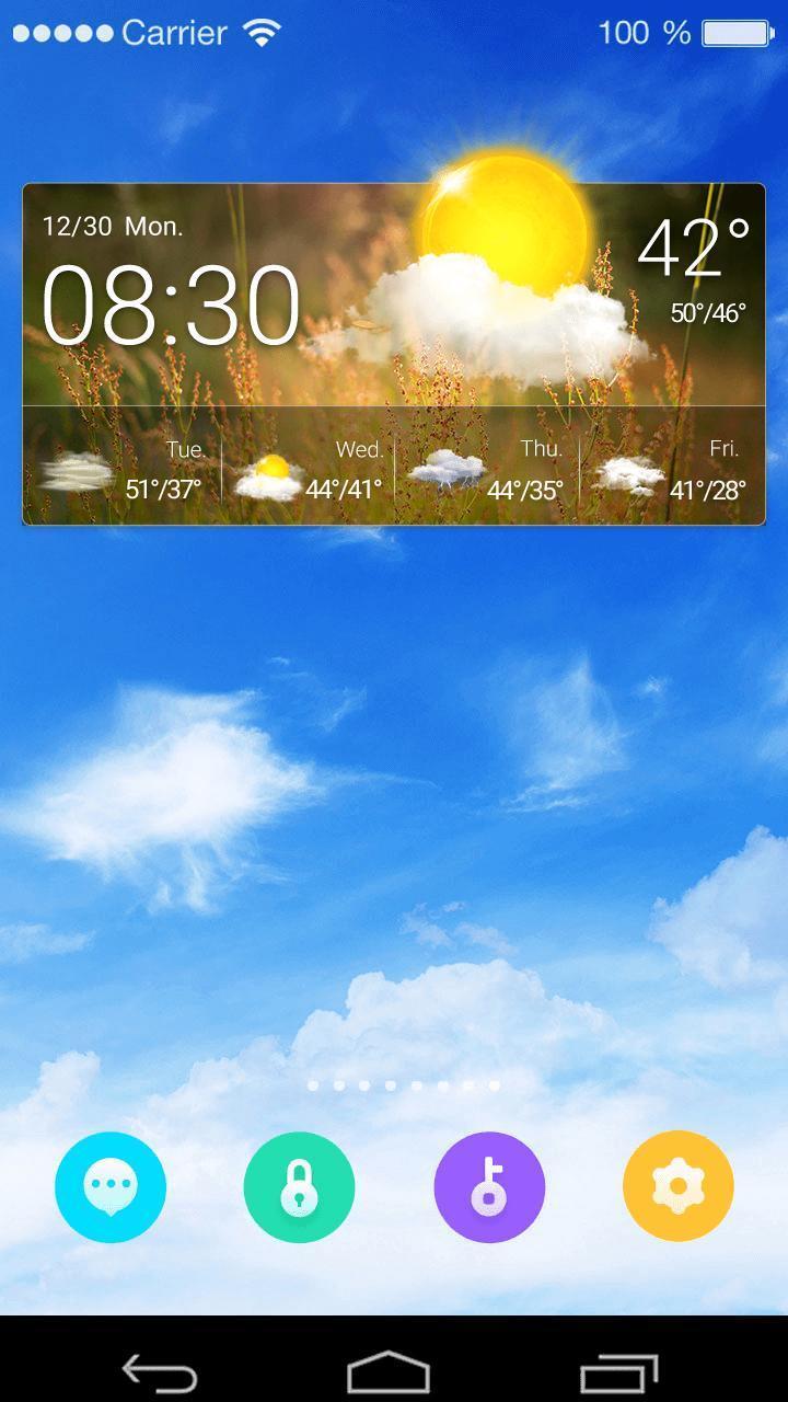 Weather Update&Forecast Widget