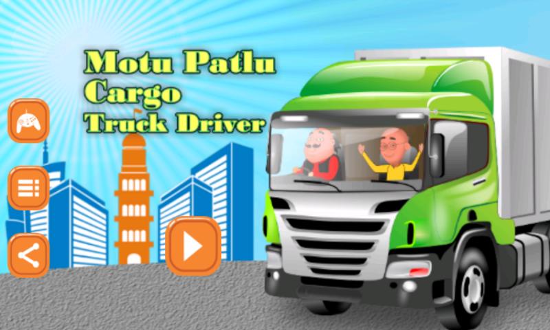 Motu Patlu Cargo Truck Driver