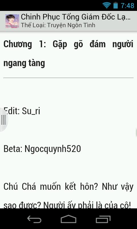 Chinh Phuc Tong Tai Lanh Lung