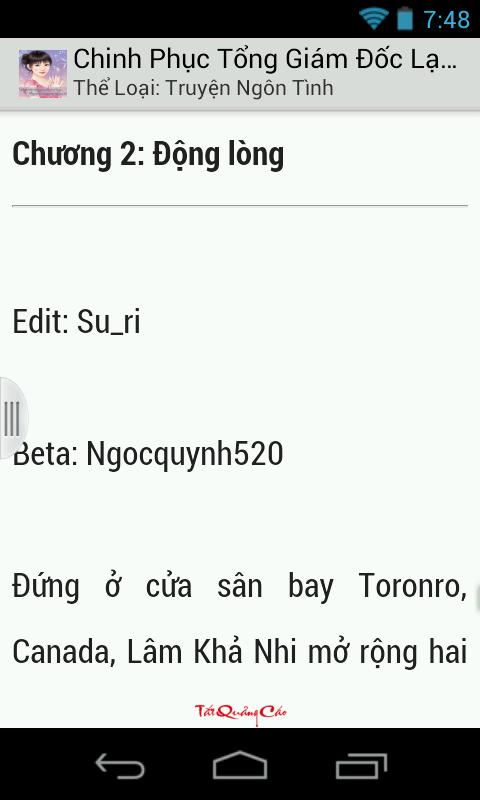 Chinh Phuc Tong Tai Lanh Lung