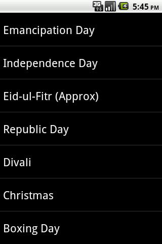 T&T Holiday Countdown