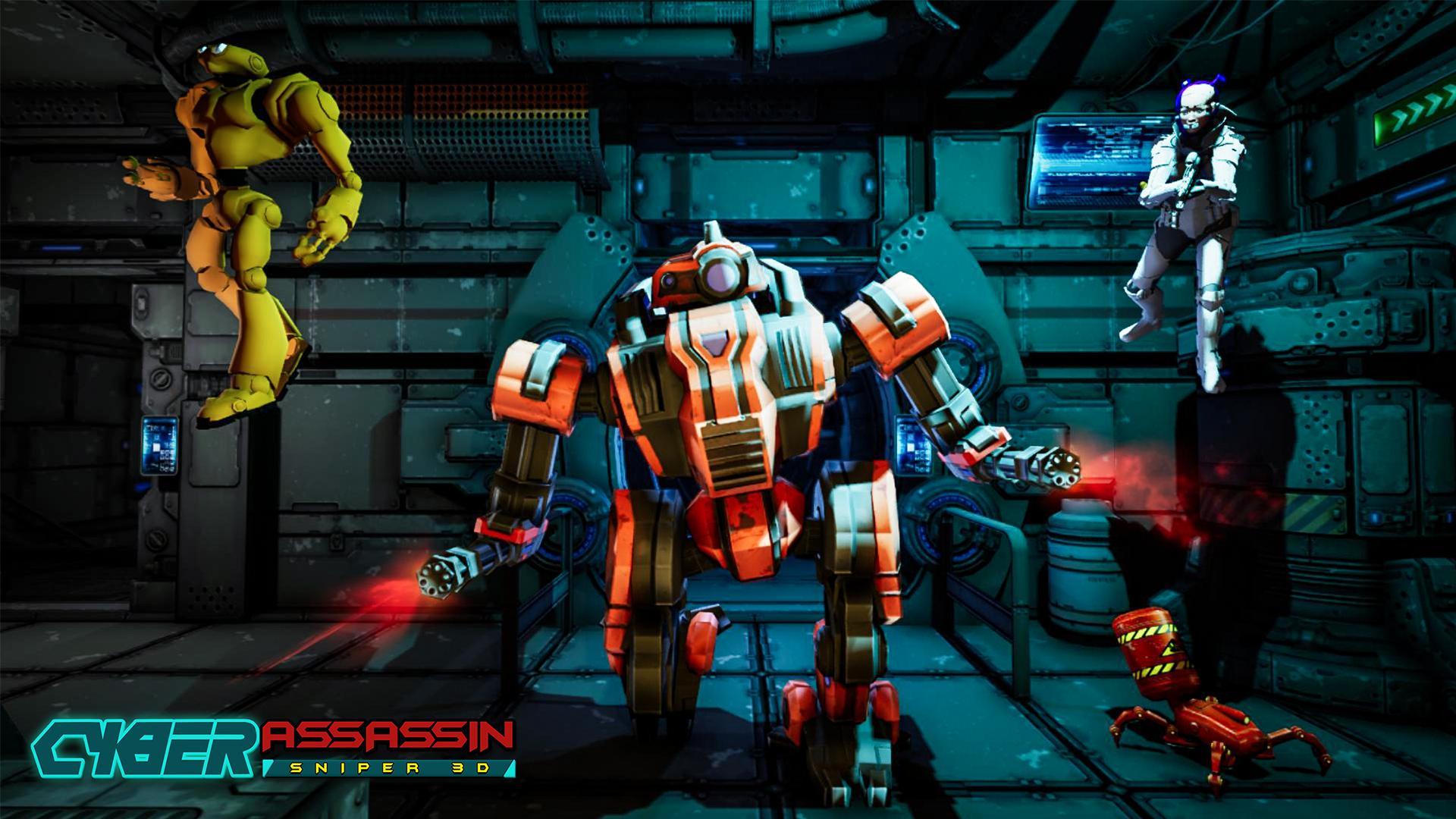 Cyber Shooter Area 2077-Robot Shooting Game