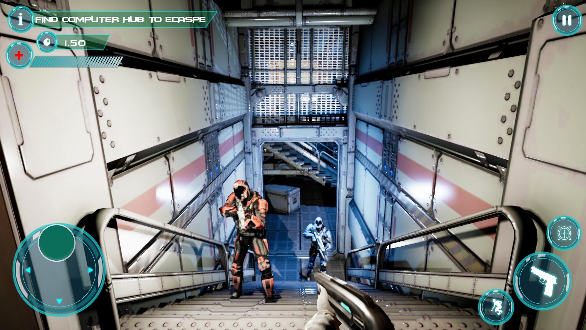 Cyber Shooter Area 2077-Robot Shooting Game