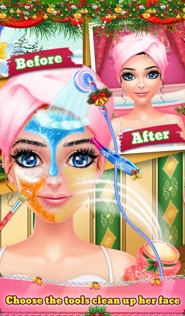 Christmas Salon Girl Makeover