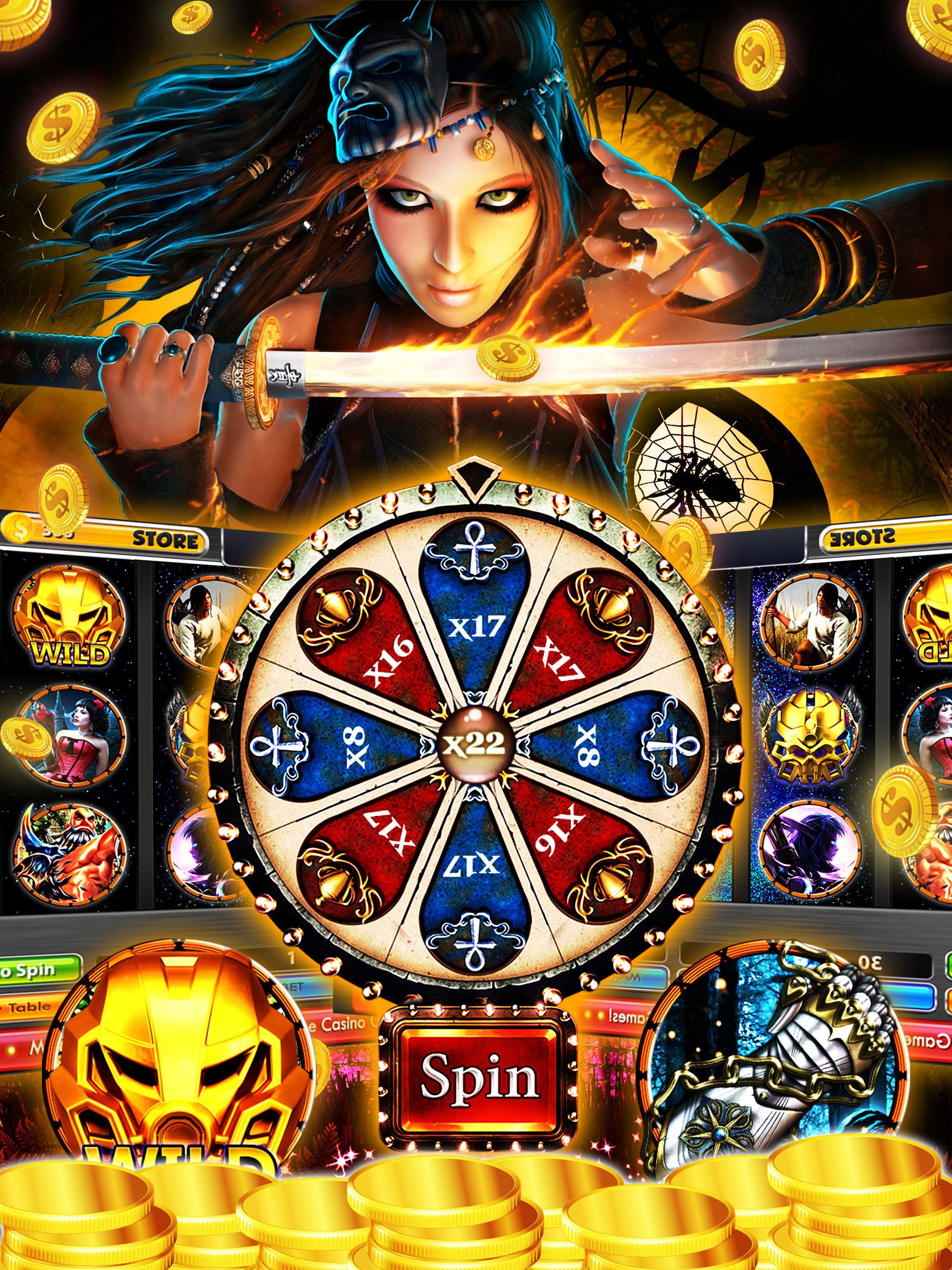 Scatter spin slots
