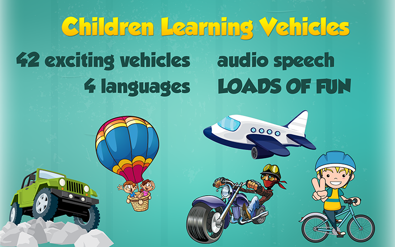 Children Learning Vehicles
