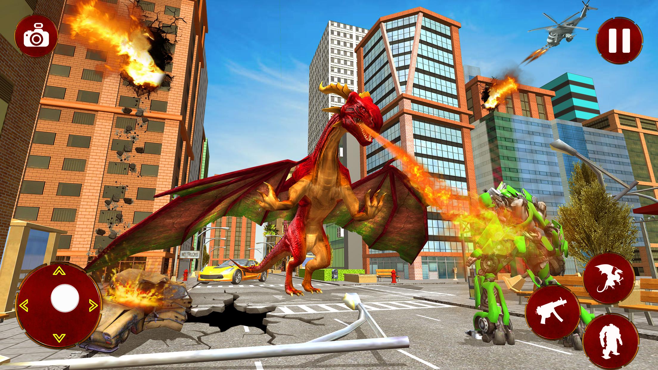 Real Flying Dragon Transformation Robot 2019