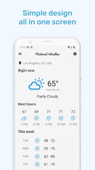 Minimal Weather - Simple accur