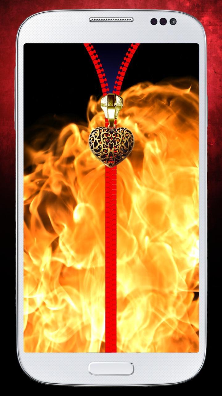 Fire lock screen - Zipper