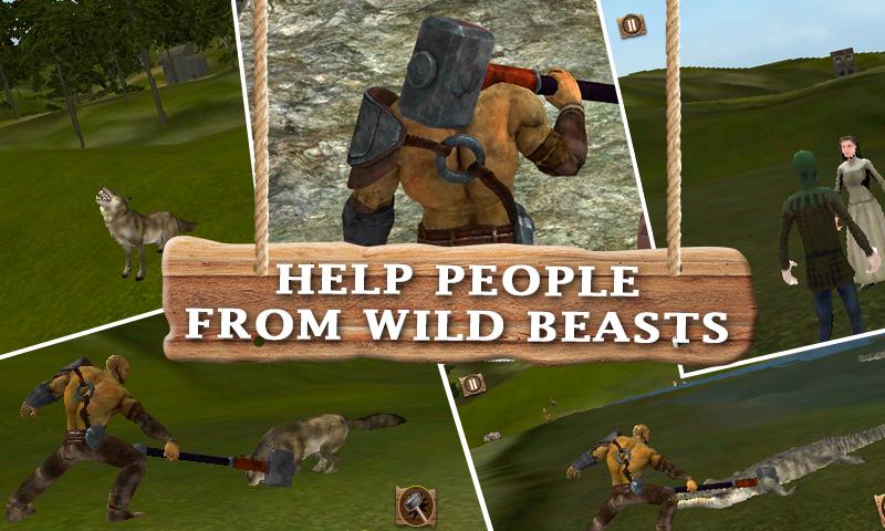 Wild Animals Rescue Warrior 3D