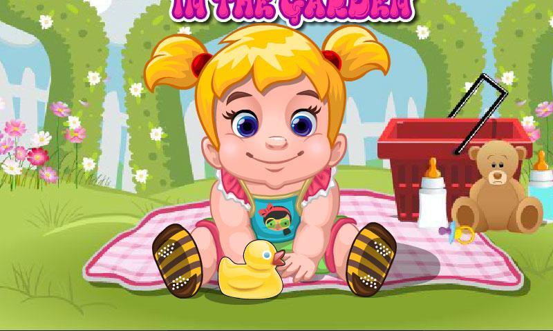 Baby Shona in the Garden