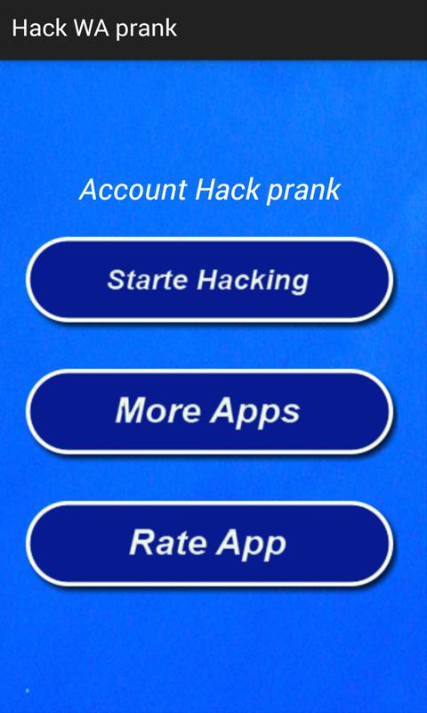 Account Hacker WA Prank